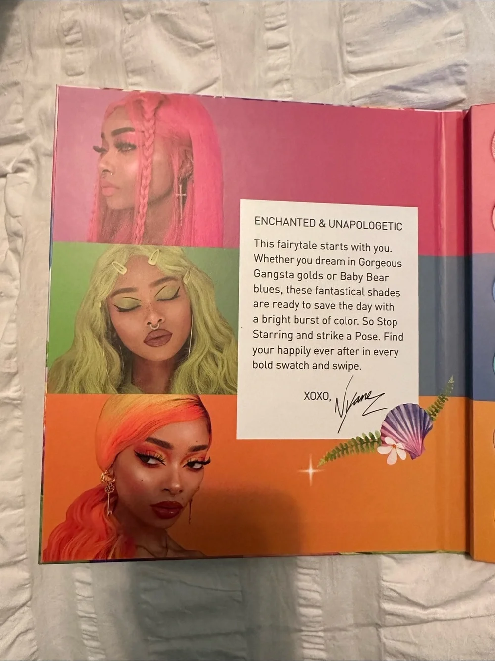Morphe x Nyane Fierce Fairytale 30-Shade Eyeshadow Palette NIB